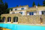 5 bedroom Villa for sale with countryside and panoramic views in Mougins, Cote d'Azur French Riviera