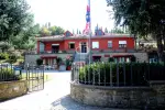 Private 9 bedroom Villa for sale with panoramic view in Cortona, Tuscany