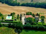 Private 7 bedroom Farmhouse for sale with countryside view in Montecatini Val di Cecina, Tuscany