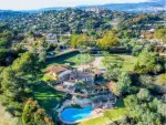 Quiet 5 bedroom Villa for sale with countryside view in Mougins, Cote d'Azur French Riviera