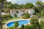 Quiet 6 bedroom Villa for sale with sea view in Roquefort les Pins, Cote d'Azur French Riviera