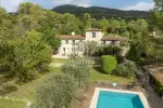 Refurbished 6 bedroom Villa for sale with countryside view in Tourrettes sur Loup, Cote d'Azur French Riviera