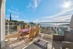 Bright 2 bedroom Apartment for sale with sea view in Roquebrune Cap Martin, Cote d'Azur French Riviera
