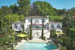 Refurbished 7 bedroom Villa for sale with sea view in Cannes, Cote d'Azur French Riviera