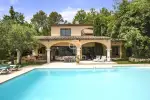 Bright 4 bedroom House for sale with countryside view in Roquefort les Pins, Cote d'Azur French Riviera