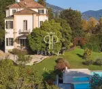 Waterfront 10 bedroom Villa for sale with lake or river view in Meina, Piedmont