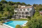 Quiet 5 bedroom Villa for sale with sea view and panoramic view in Californie, Cannes, Cote d'Azur French Riviera