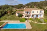 Quiet 4 bedroom Villa for sale with sea view and countryside view in Grimaud, Cote d'Azur French Riviera