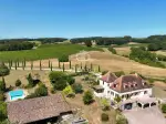 Character 5 bedroom Farmhouse for sale with countryside view in Eymet, Aquitaine
