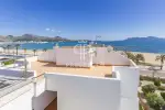 Beachfront 2 bedroom Penthouse for sale with sea view in Port de Pollenca, Pollenca, Mallorca