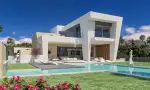 New Build 4 bedroom Villa for sale with sea view and panoramic view in Marbella, Andalucia