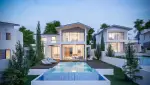 Immaculate 3 bedroom Villa for sale with sea view in Peyia, Paphos