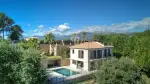 Immaculate 4 bedroom House for sale with panoramic view in Cagnes sur Mer, Provence Alpes Cote d'Azur