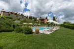 Stunning 2 bedroom Apartment for sale with countryside view in Orciatico, Tuscany