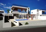 Immaculate 3 bedroom Villa for sale with sea view in Pareklissia, , Limassol, Limassol