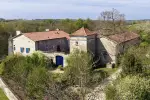 Character 4 bedroom  French Logis with Truffle Grove for sale with countryside views in Mansle, Nouvelle Aquitaine