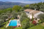 Renovated 5 bedroom Villa for sale with panoramic view in Grasse, Provence Alpes Cote d'Azur
