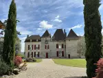 Character 10 bedroom Chateau for sale with panoramic and countryside views in Monsegur, Nouvelle Aquitaine