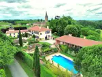 Stunning 4 bedroom Chateau for sale with countryside view in Samatan, Gers, Occitanie