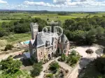 Grand 10 bedroom French Chateau for sale with countryside view in Montpellier, Occitanie