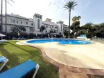 Spacious 2 bedroom Ground Floor Apartment for sale with sea view in Estepona, Andalucia