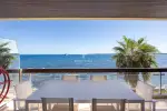 Beachfront 2 bedroom Apartment for sale with sea and panoramic views in Palm Beach, Cannes, Provence Alpes Cote d'Azur