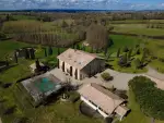 Beautiful 6 bedroom House for sale with panoramic and countryside views in Langon, Nouvelle Aquitaine