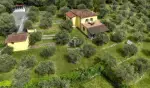 Authentic 3 bedroom Villa for sale with countryside and sea views in Soldano, Liguria