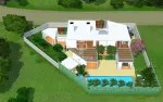 New Build 3 bedroom Villa for sale with sea view in Guia, Algarve