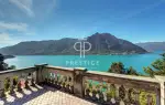 Authentic 6 bedroom Villa for sale with lake or river view in Faggeto Lario, Lombardy
