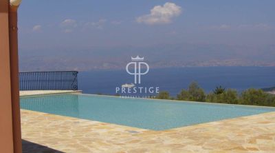 4 bedroom Villa for sale with sea and panoramic views in Kassiopi, Ionian Islands