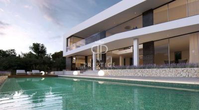 New Build 4 bedroom Villa for sale with sea view in Cala Vinyes, Mallorca