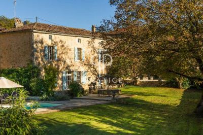 Immaculate 3 bedroom Chateau for sale with countryside view in Puy l'Eveque, Midi-Pyrenees