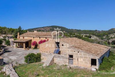 Private 10 bedroom Farmhouse for sale with countryside view in San Llorenc des Cardassar, Manacor, Mallorca