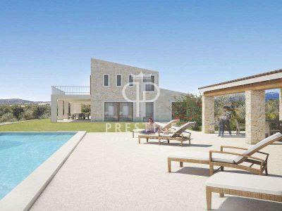 New Build 4 bedroom Villa for sale with countryside view in Santanyi, Mallorca