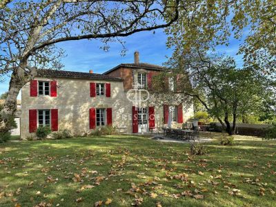 Renovated 11 bedroom Manor House for sale with countryside view in Casteljaloux, Aquitaine