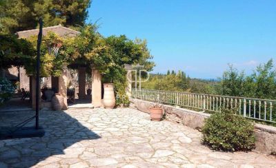 Renovated 3 bedroom Manor House for sale with sea view in Kavalouri, Ionian Islands