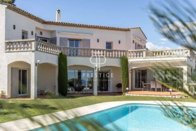 5 bedroom Villa for sale with sea and panoramic views in Vallauris, Cote d'Azur French Riviera