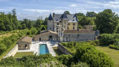 Historical 8 bedroom Chateau for sale with countryside view in Saintes, Poitou-Charentes