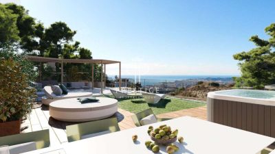 New Build 3 bedroom Penthouse for sale with sea view in Fuengirola, Andalucia