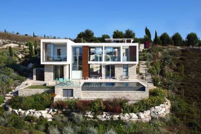 Luxury 4 bedroom Villa for sale with panoramic view in Tsada, Paphos