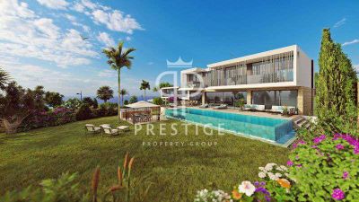 Off-plan 5 bedroom Villa for sale with sea view in Peyia, Paphos