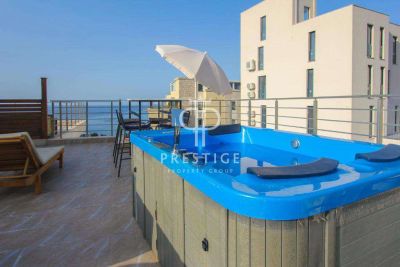 Stylish 2 bedroom Penthouse for sale with sea view and panoramic view in Becici, Coastal Montenegro