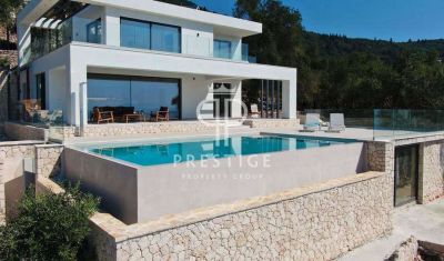 Immaculate 4 bedroom Villa for sale with sea view in Nissaki, Ionian Islands
