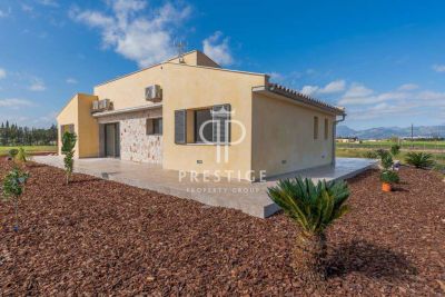 New Build 3 bedroom Villa for sale with panoramic view in Llubi, Mallorca