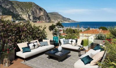 Spacious 4 bedroom Apartment for sale with sea view and panoramic view views in Beaulieu sur Mer, Cote d