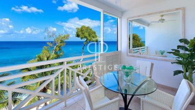 Beachfront 1 bedroom Apartment for sale with sea view in Paynes Bay, Holders Hill, Saint James