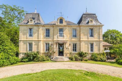 Authentic 7 bedroom Chateau for sale with panoramic view in Blasimon, Aquitaine