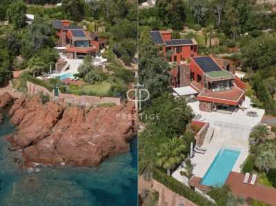 Luxury 9 bedroom Villa for sale with panoramic view and sea view views in Trayas, Theoule sur Mer, Cote d'Azur French Riviera