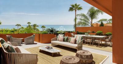 Beachfront 4 bedroom Duplex for sale with sea view and panoramic view in Los Monteros, Marbella, Andalucia